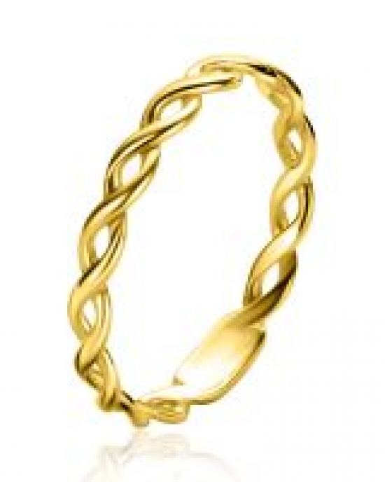 14 karaats geelgouden zinzi ring infintiy 2.5 mm model ZGR367-56 - 11111575