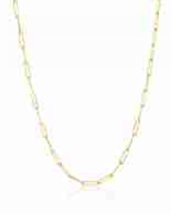 14 KARAATS Geelgouden Zinzi fantasie collier Paperclipschakel 45 cm x 1,6 mm, ZGC298 - 11111674