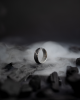 Gemini Carus silver ring, titanium met ingelegt carbon - 11112089