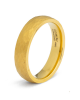 Gemini Pulso ring, 5 mm brede titanium geel verguld ring - 11112092