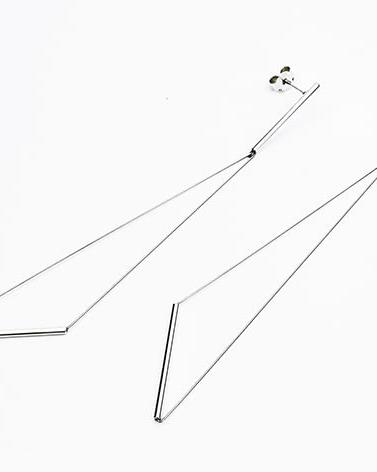 Yoko Takirai handgemaakte oorsieraden : Moduli Tre OR24G, zilver verguld met edelstaal - 11112246