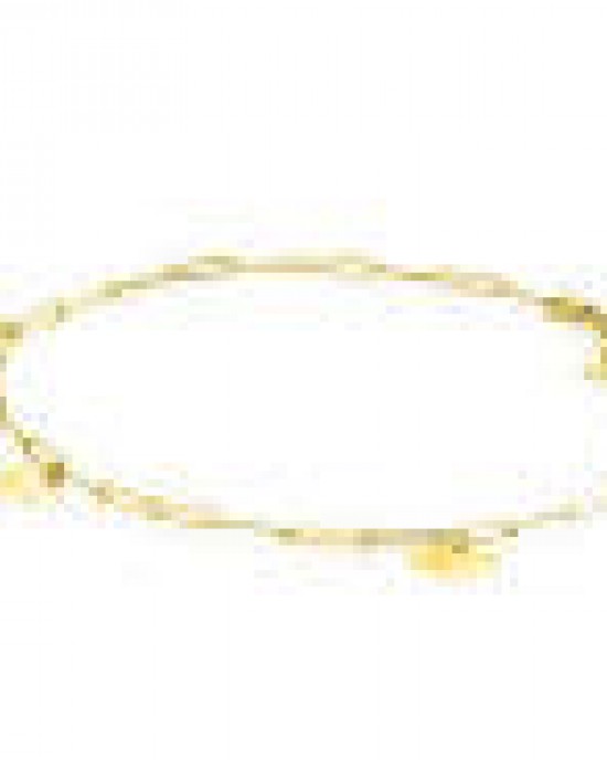 14 krt geelgouden Zinzi armband paperclipschakel met hart hangertjes,  19cm, ZGA342 - 11112258