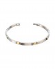 Boccia titanium armband, deels geelverguld; referentienummer 0329-04 - 11112463