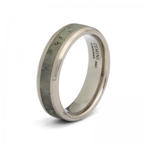 Gemini titanium rota ring licht grijs op maat 60 - 11112523