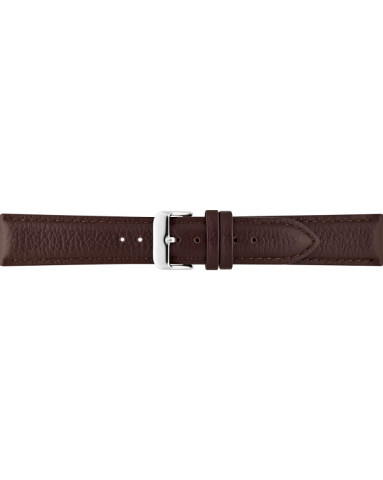 BBS Bison grained calf leather watch strap. Padded and fitted with solid stainless steel buckle. Like all BBS watch straps, this one has a soft nubuck lining and a reinforced case connection - 11111622