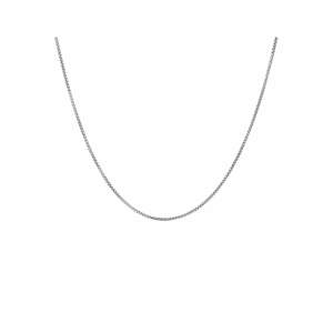 Gerhodineerd zilveren collier met een venetiaanse schakel van 0.8mm. Het collier heeft een draaglengte van 50cm. Info: Gerhodineerd zilver is door de rhodiumlaag beter bestand tegen verkleuren en krassen. - 11112700