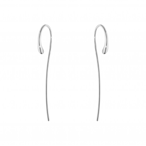 zilveren Georg Jensen fantasie oorstekers : Mercy Long 634E. Ontworpen door Jacqueline Rabun - 11112748