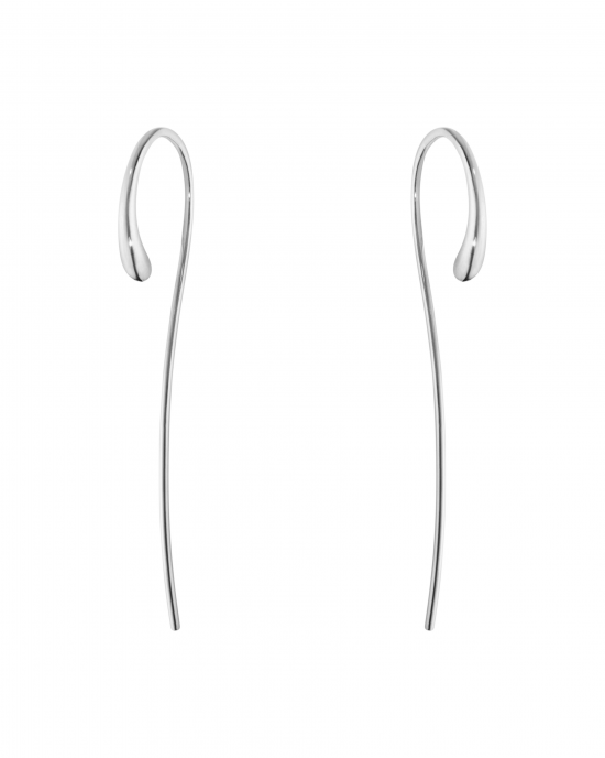 zilveren Georg Jensen fantasie oorstekers : Mercy Long 634E. Ontworpen door Jacqueline Rabun - 11112748