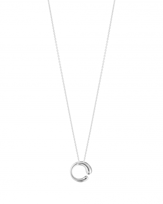 zilveren Georg Jensen fantasie hanger incl lengtecollier 45 cm : Mercy Small 634A - 11112752