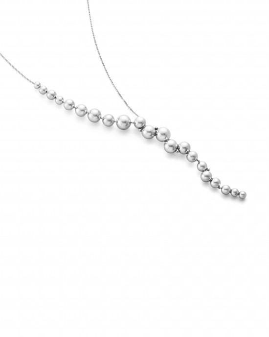 zilveren Georg Jensen fantasie collier inclusief ankerschakel lengtecollier 45 cm : Moonlight Grapes 551E - 11112755