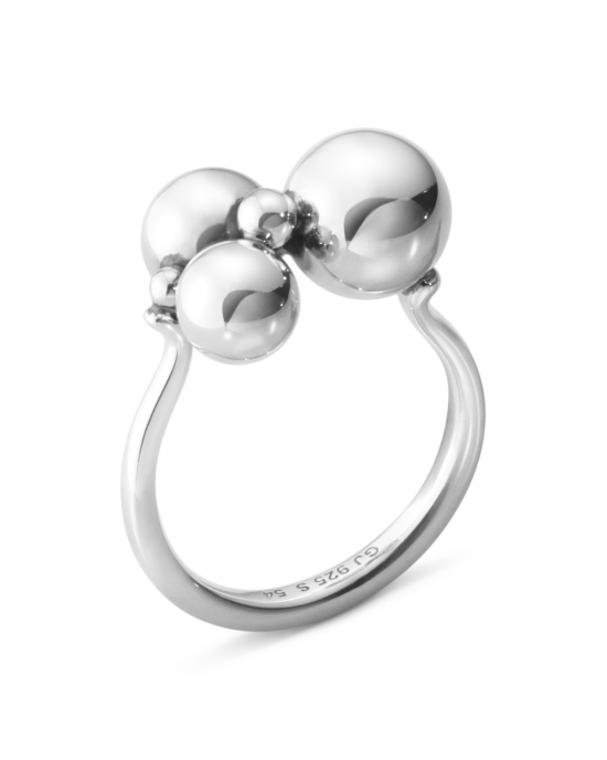 zilveren Georg Jensen fantasie ring  : Moonlight Grapes 551M - 11112762