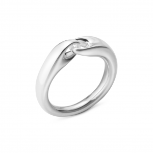 zilveren Georg Jensen fantasie ring : Reflect large Link 652B - 11112767