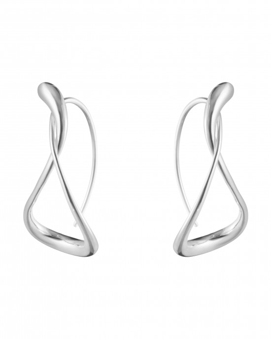 Georg Jensen zilveren oorsieraden uit Mercy collectie, Large hoops 20001404 - 11112796