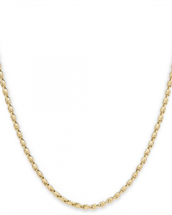 MONZARIO 14 karaats witgouden fantasieschakel collier op 45 cm,voorzien van karabijnhaak sluiting, model 872-c wit - 11112841 MONZARIO 14 karaats witgouden fantasieschakel collier op 45 cm,voorzien van karabijnhaak sluiting, model 872-c wit - 11112841