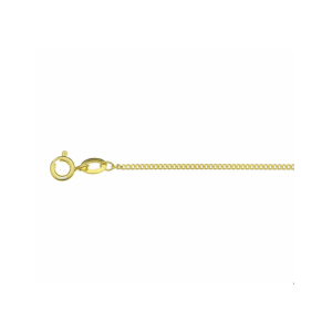 doublé lengte collier op 38 cm gourmette 1,2 mm dik - 11113481