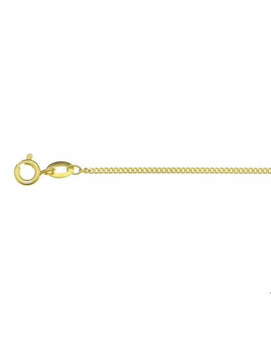 doublé lengte collier op 38 cm gourmette 1,2 mm dik - 11113481