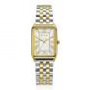 Zinzi Elegance bicolor horloge, zilverkleurige wijzerplaat met goudkleurige accenten, ZIW1907 - 11113166