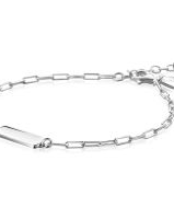 zilveren fantasie Zinzi schakelarmband, paperclip met plaatje, ZIA2530 - 11113190