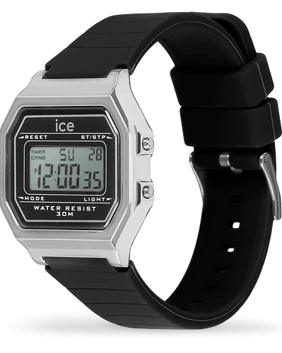Ice Watch, model Ice Digit Retro Black Silver small - 11113285