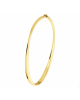 Moderne 14 krt geelgouden slavenband met een diameter van 60mm uitgevoerd met een 4mm gedraaide buis en een stevig scharnier. Door het strakke design is deze slavenband gemakkelijk te combineren met andere sieraden.m - 11111136