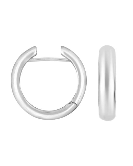 Heidendorff oorringen, Ida, 5 x 22 mm in gerhodineerd zilver gepolijst - 11113699