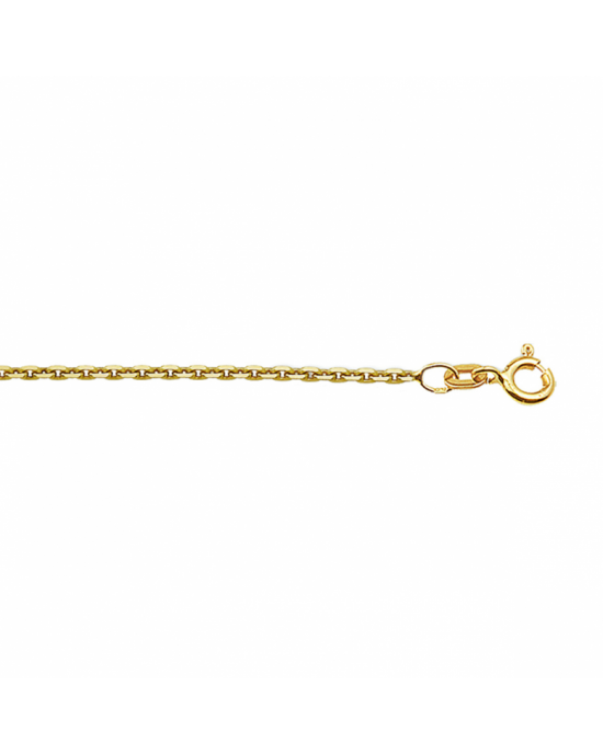 45 cm collier anker gediamanteerd 1,6 mm - 11112028