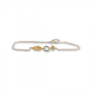 Rabinovich zilveren armband met 2 geslepen citrienen - 11114052