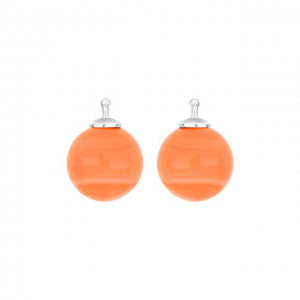 Heinzendorff hangers 12 mm glazen bol in de kleur 75 oranje - 11114125