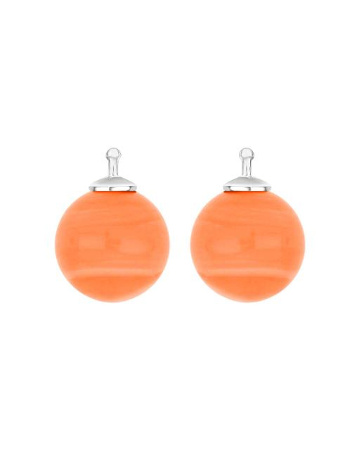 Heinzendorff hangers 12 mm glazen bol in de kleur 75 oranje - 11114125