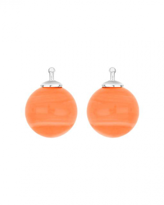 Heinzendorff hangers 12 mm glazen bol in de kleur 75 oranje - 11114125