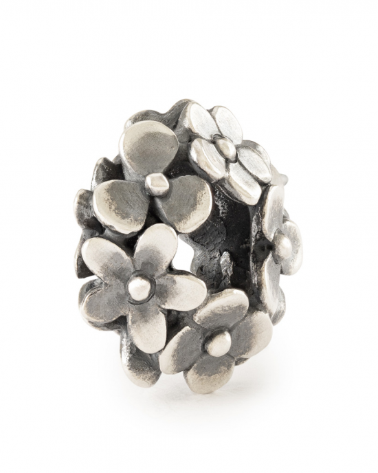 Zilveren Trollbeads kraal; Bloemblaadjes bij het meer Refnummer: TAGBE-30203 - 11115245