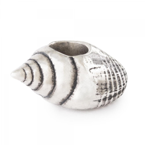 Zilveren Trollbeads kraal; Roep van de Schelp refnr. tagbe-20307 - 11115532