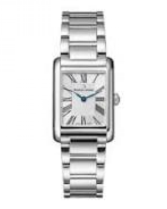 volledig stalen Maurice Lacroix horloge, model Fiaba Square Quartz 34 mm, saffier glas en 5 atm WD, zilverkleurige wijzerplaat met romeinse indexen, FA1205-SS002-110-1 - 11115546