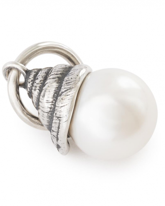 Zilveren Trollbeads kraal;  Oceaanschat hanger refnr. TAGBE-00312 - 11115554