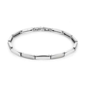Boccia Armband titanium mat-glanzend ovale schakels. Refnr. 03063-01 - 11115588