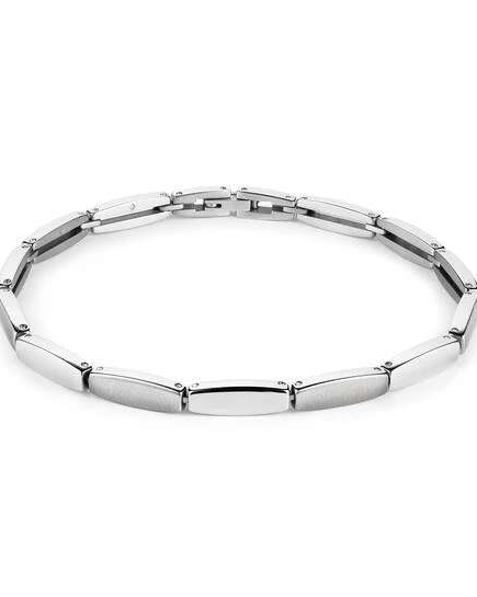 Boccia Armband titanium mat-glanzend ovale schakels. Refnr. 03063-01 - 11115588