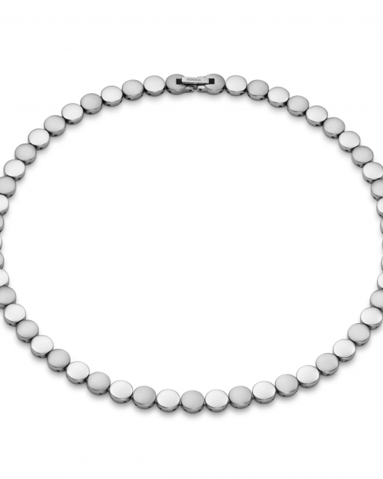 Boccia titanium Collier 08079-01 bestaande uit dichte cirkelvormige schakels - 11115595
