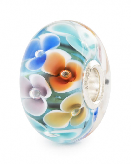 zilveren Trollbeads muranoglazen bedel Droombloesem, TGLBE-10225 - 11115810
