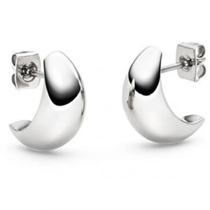 titanium Boccia Oorstekers, druppelvormige creoolstekers, mat-poli ref : 05089-01 - 11115937