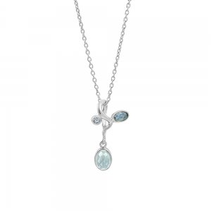 Rabinovich zilveren collier; Blend of blue; met blauwe kwarts en blauwe topaas refnr. 82702051 - 11115964