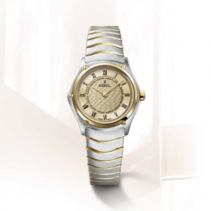 Ebel Sport Classic 29 mm , de kast is een combinatie van staal + 18 krt geelgoud en de band een combinatie van staal en geel PVD, wijzerplaat champagnekleurig en romeinse cijferweergave, kast voorzien van saffierglas, band voorzien van een vouwsluiting, r Ebel Sport Classic 29 mm , de kast is een combinatie van staal + 18 krt geelgoud en de band een combinatie van staal en geel PVD, wijzerplaat champagnekleurig en romeinse cijferweergave, kast voorzien van saffierglas, band voorzien van een vouwsluiting, r