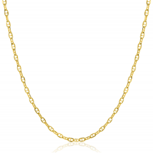 14 karaats gouden Zinzi gold collier marineschakels. Refnr.zgc577 - 11116059