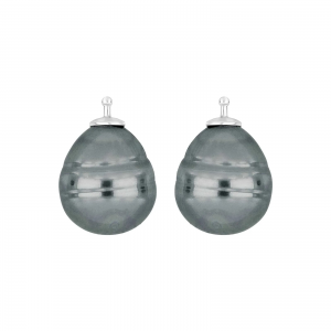 Heide Heinzendorff creoolhanger, Mallorca Baroque parel E11 16 x 13 mm, kleur 93 - 11116312