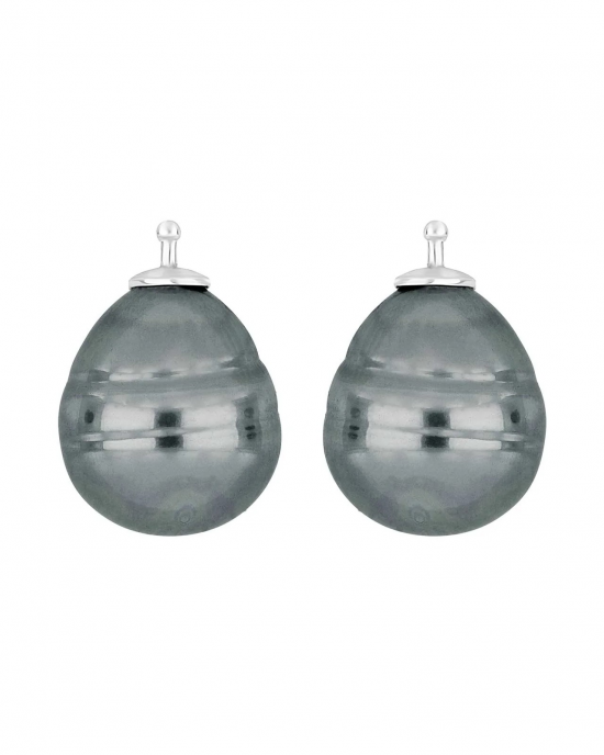 Heide Heinzendorff creoolhanger, Mallorca Baroque parel E11 16 x 13 mm, kleur 93 - 11116312