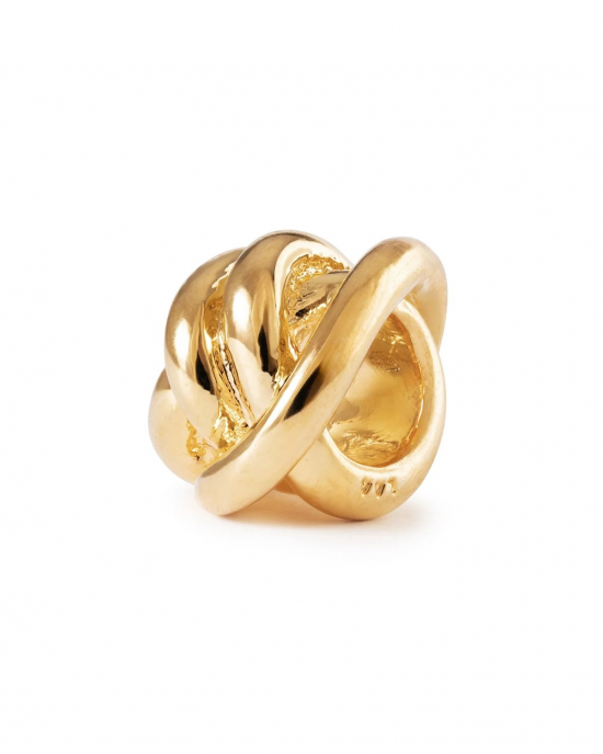 Trollbeads bedel verguld Geluksknoop, TGPBE-30003 - 11116362