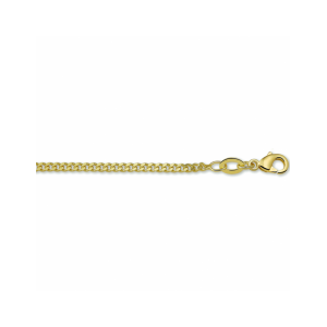 double lengte collier, gourmetschakel, 45 cm x 2,1 mm - 11116465