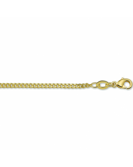 double lengte collier, gourmetschakel, 45 cm x 2,1 mm - 11116465