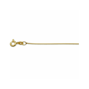 14 krt Geelgouden lengtecollier met gourmette schakel 38 cm De schakelbreedte is 0.8mm, voorzien van een veerring - 11115821