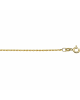 14 krt geelgouden lengtecollier, platte ankerschakel, lengte 41 cm + 4 cm x 1,2 mm - 11111429