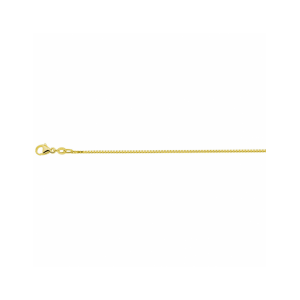 Geelgoud op 925 zilveren venetiaans lengte collier 45 cm met een schakelbreedte van 1.1mm. Het collier heeft een stevige karabijn sluiting. Geen garantie op plating. - 11111852